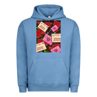 Pigment Pebble Blue love letters with roses  air Urban Hoodie - AdoDesignShop