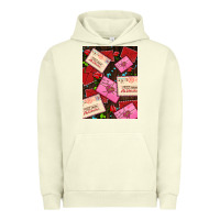 Pigment Pistachio love letters with roses  air Urban Hoodie - AdoDesignShop