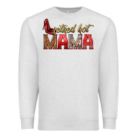 Oatmeal Heather retired hot mama Premium Sweatshirt - texasbilliewilder
