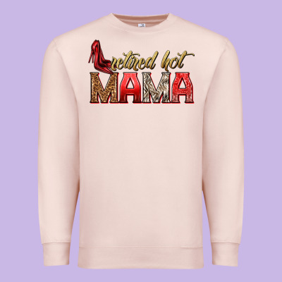 Retired Hot Mama Premium Sweatshirt Designed By Texasbilliewilder
