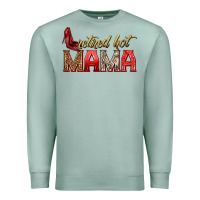 Seafoam retired hot mama Premium Sweatshirt - texasbilliewilder