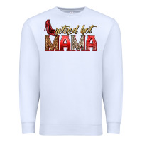 White retired hot mama Premium Sweatshirt - texasbilliewilder