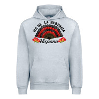 Heather Grey me de la herencia hispana hand fan Urban Hoodie - BundleAndBundleShop