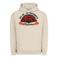 Pigment French Oak me de la herencia hispana hand fan Urban Hoodie - BundleAndBundleShop