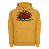 Pigment Peanut Butter me de la herencia hispana hand fan Urban Hoodie - BundleAndBundleShop