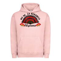 Pigment Salmon me de la herencia hispana hand fan Urban Hoodie - BundleAndBundleShop