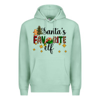 Seafoam santa's favorite elf Premium Hoodie - AdoDesignShop