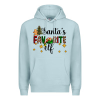Blue Mist santa's favorite elf Premium Hoodie - AdoDesignShop