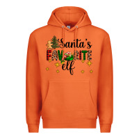 Carrot santa's favorite elf Premium Hoodie - AdoDesignShop
