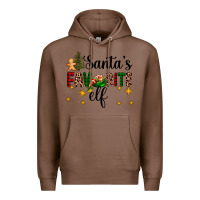 Chestnut santa's favorite elf Premium Hoodie - AdoDesignShop