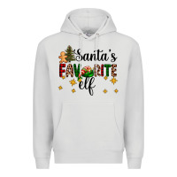 Santa's Favorite Elf Premium Hoodie | Teevron