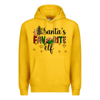 Lemon santa's favorite elf Premium Hoodie - AdoDesignShop