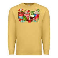 Antique Gold strawberry coffee cups Premium Sweatshirt - Zillion Design Studio