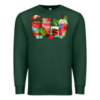 Sports Green strawberry coffee cups Premium Sweatshirt - Zillion Design Studio