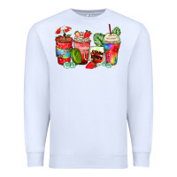 White strawberry coffee cups Premium Sweatshirt - Zillion Design Studio