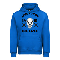 Cobalt Live Young Die Free Urban Hoodie - Bettercallsaul