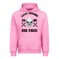 Fuchsia Pink Live Young Die Free Urban Hoodie - Bettercallsaul