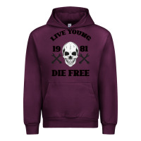 Mauve Wine Live Young Die Free Urban Hoodie - Bettercallsaul