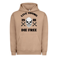 Pigment Burro Live Young Die Free Urban Hoodie - Bettercallsaul