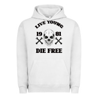 Pigment Lunar Rock Live Young Die Free Urban Hoodie - Bettercallsaul