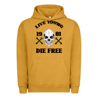 Pigment Peanut Butter Live Young Die Free Urban Hoodie - Bettercallsaul