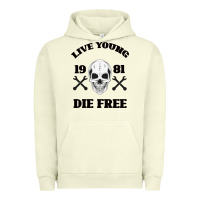 Pigment Pistachio Live Young Die Free Urban Hoodie - Bettercallsaul