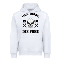 White Live Young Die Free Urban Hoodie - Bettercallsaul