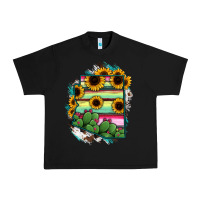 Black Arizona Map Sunflower Cactus Serape Urban Heavy Tee - RanaPortraitStore