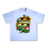 Grape Ice Arizona Map Sunflower Cactus Serape Urban Heavy Tee - RanaPortraitStore
