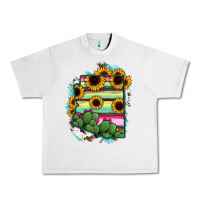 Lunar Rock Arizona Map Sunflower Cactus Serape Urban Heavy Tee - RanaPortraitStore