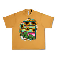 Peanut Butter Arizona Map Sunflower Cactus Serape Urban Heavy Tee - RanaPortraitStore