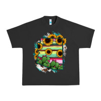 Pigment Black Arizona Map Sunflower Cactus Serape Urban Heavy Tee - RanaPortraitStore