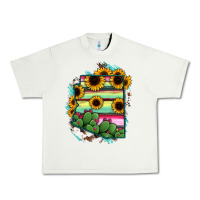 Pistachio Arizona Map Sunflower Cactus Serape Urban Heavy Tee - RanaPortraitStore