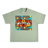 Oil Green firefighter gnomes Urban Heavy Tee - Artiststas