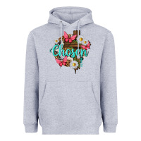Heather Grey chosen Heavyweight Hoodie - texasbilliewilder