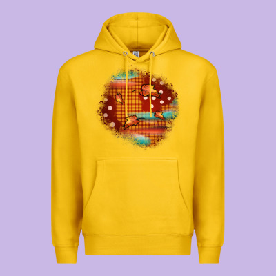 Fall Patch Premium Hoodie Designed By Jahusdesignshop