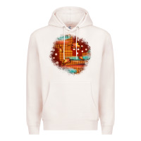 Pale Pink fall patch Premium Hoodie - JahusDesignShop