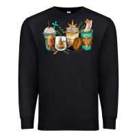 Black jesus coffee cups Premium Sweatshirt - Zillion Design Studio