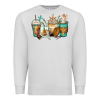 Dove Grey jesus coffee cups Premium Sweatshirt - Zillion Design Studio