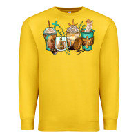 Lemon jesus coffee cups Premium Sweatshirt - Zillion Design Studio