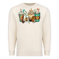 Sandshell jesus coffee cups Premium Sweatshirt - Zillion Design Studio