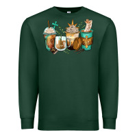 Sports Green jesus coffee cups Premium Sweatshirt - Zillion Design Studio