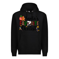 Black santa's favorite dentist Premium Hoodie - AdoDesignShop