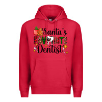 Cardinal santa's favorite dentist Premium Hoodie - AdoDesignShop