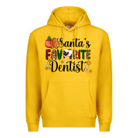 Lemon santa's favorite dentist Premium Hoodie - AdoDesignShop