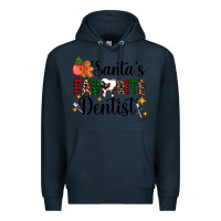 Navy santa's favorite dentist Premium Hoodie - AdoDesignShop