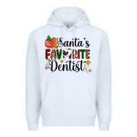 White santa's favorite dentist Premium Hoodie - AdoDesignShop