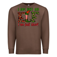 Chestnut i am not an elf i am just short christmas Premium Sweatshirt - RanaPortraitStore