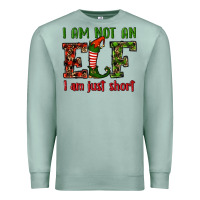 Seafoam i am not an elf i am just short christmas Premium Sweatshirt - RanaPortraitStore