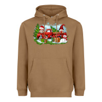 Toasted Coconut Christmas gnomes truck Heavyweight Hoodie - Zillion Design Studio
